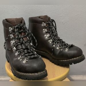 Asolo Vintage Men's Size 9 Brown Leather Mountaineering/Hiking Boots